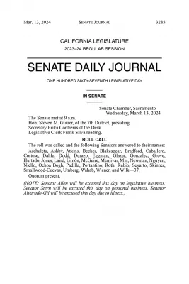 senate journal